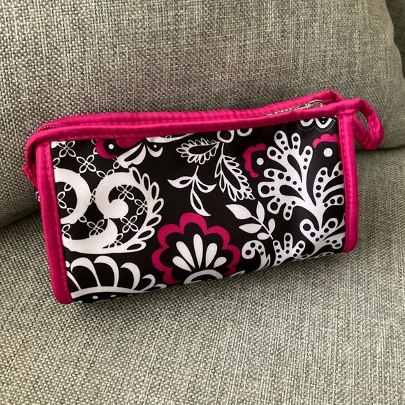 Two Pink & Black Modella Makeup Bags - Picture 6 of 15